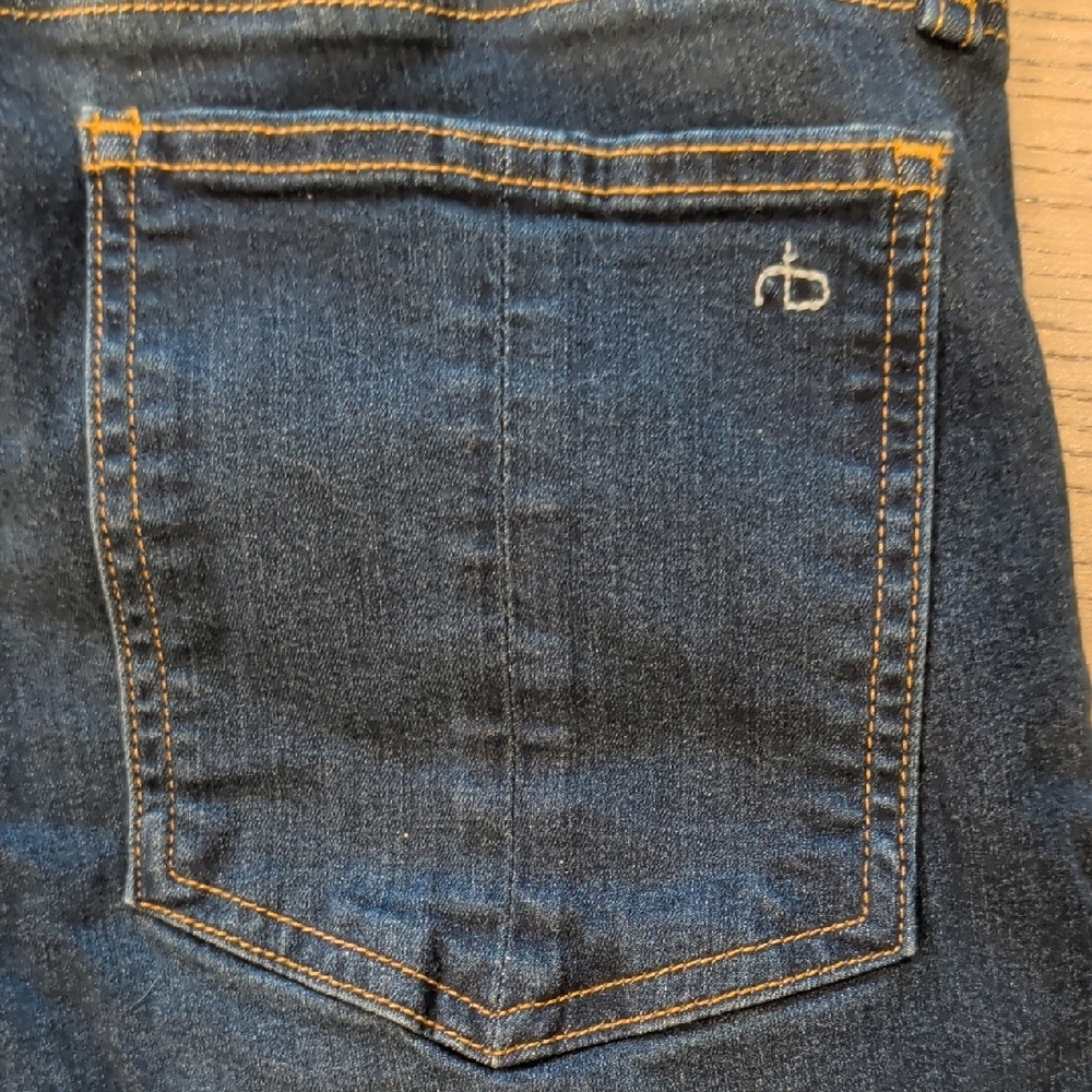rag & bone Deep Blue Skinny Jeans - Picture 8 of 10